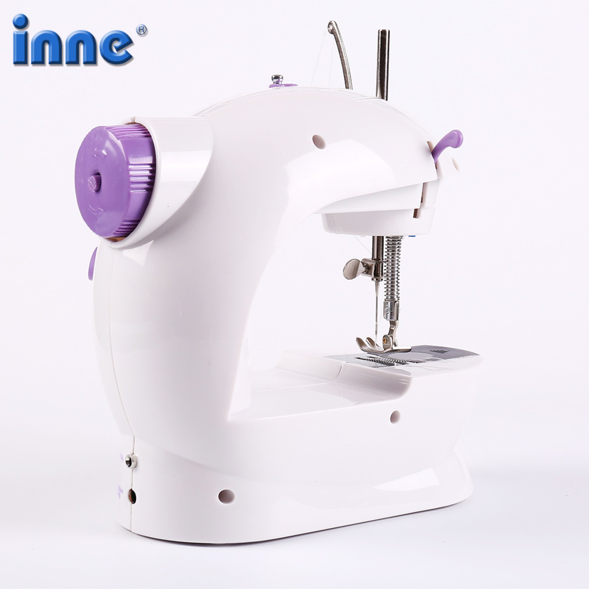 Inne Sewing Machine Mini Portable Household Night Light Foot Pedal