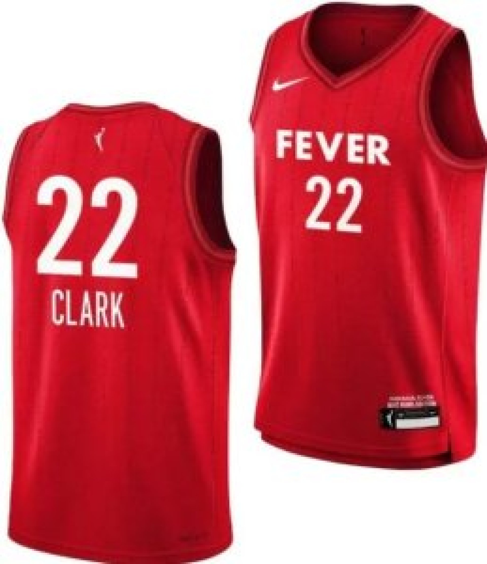 Caitlin Clark Jersey 22 Indiana Fever Basketball 2024 WNBA Draft Rebel